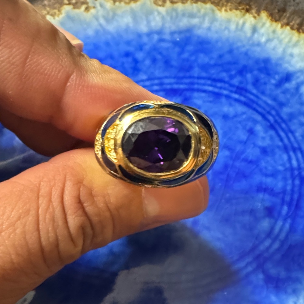 Vintage Joan Rivers Cocktail Ring